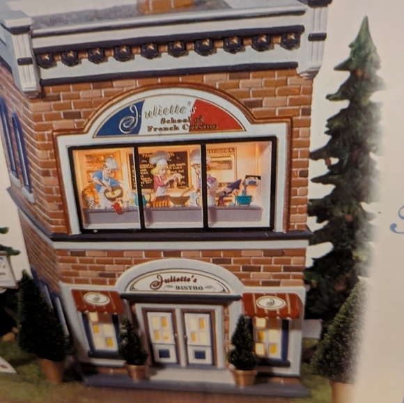 Department 56 Juliette's Bistro French Cuisine Model Vintage - Picture 3 of 11